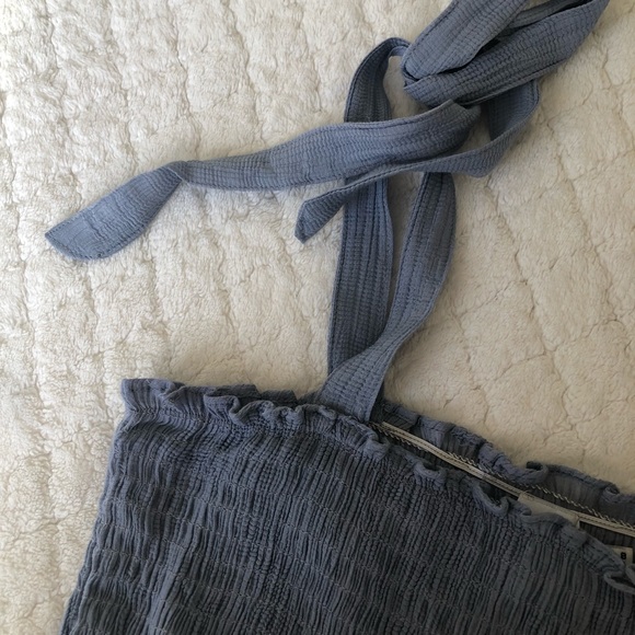 NEW blue tie straps princess polly tank top - Picture 8 of 12